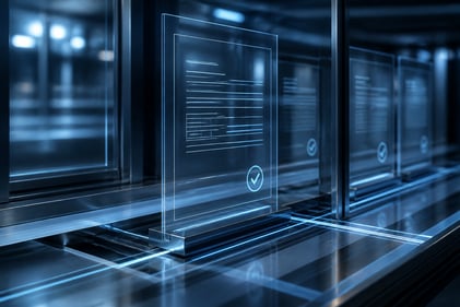 Secure Digital Compliance System with Transparent Documents and Data Lines