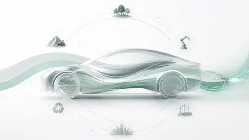 Elegant Automotive Carbon Footprint Visualization