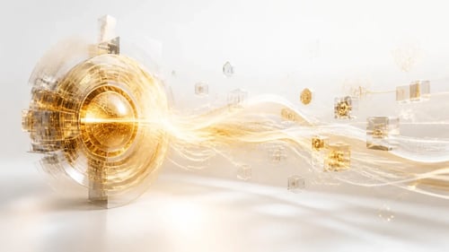 Golden Core Expanding with Digital Waves and Intelligent Particles (1)