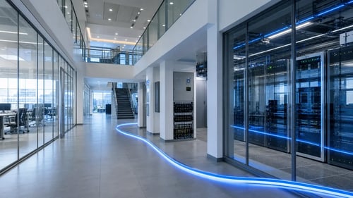 Modern Enterprise Tech Center With Sap Blue Light Path