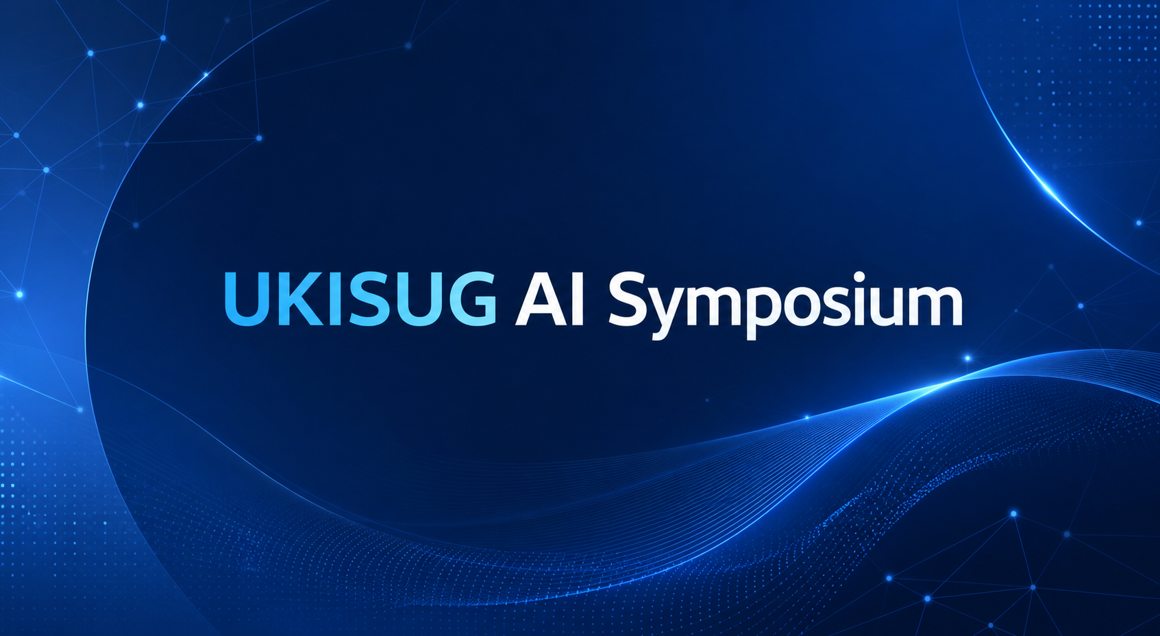 UKISUG AI Symposium Banner