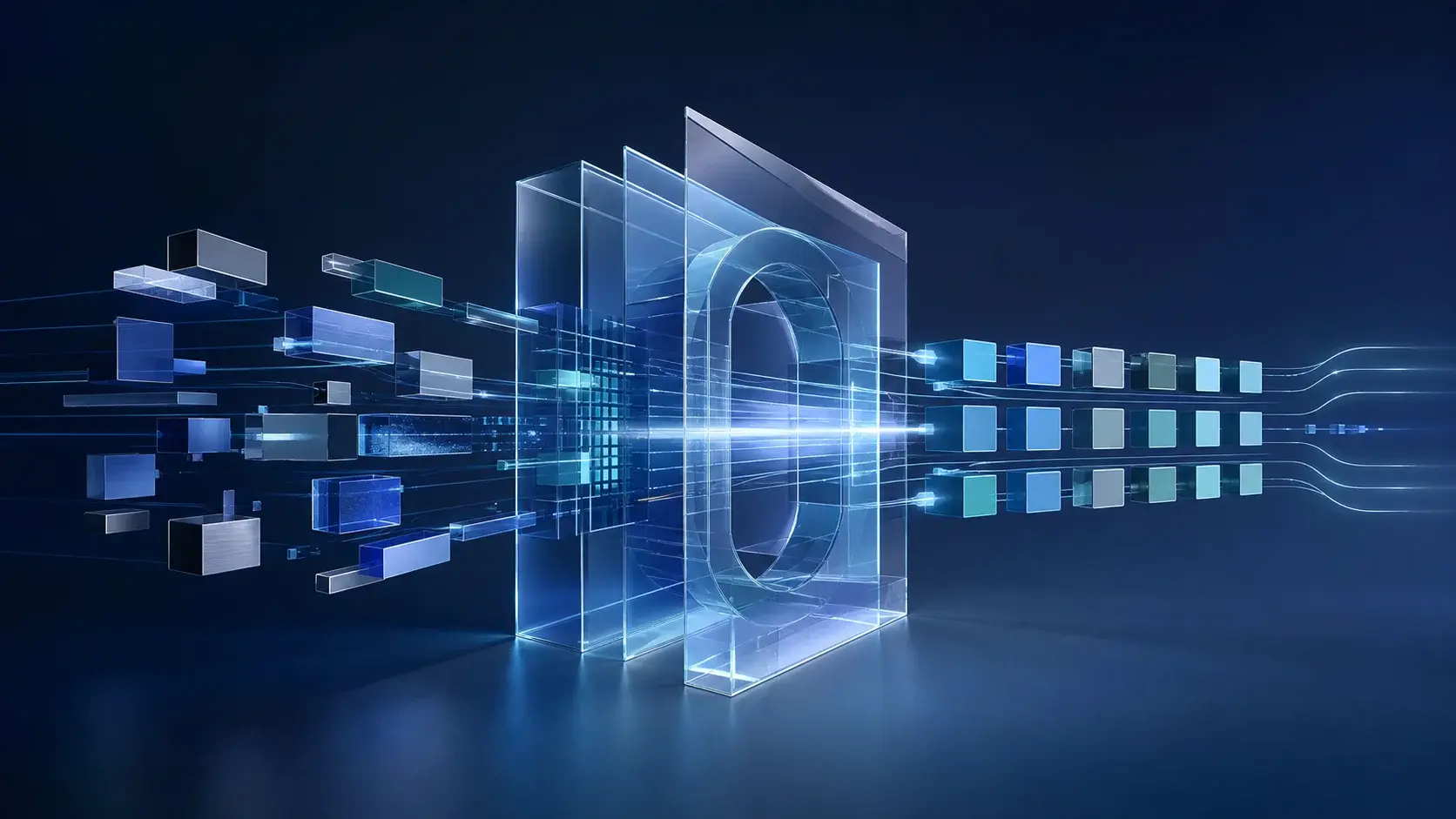 Data Synchronization Flow Through Glass Structure