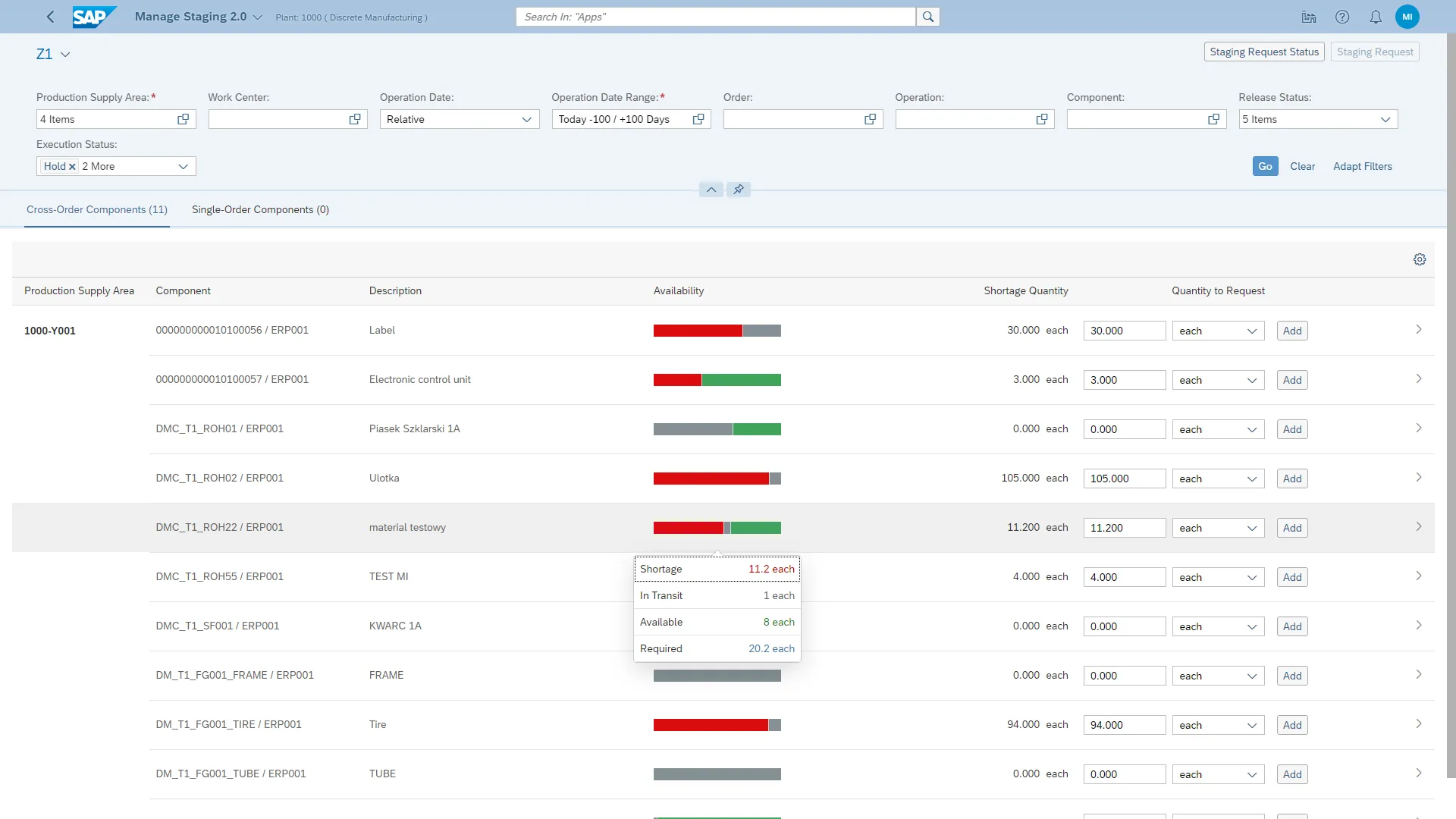 SAP DMC Screenshot