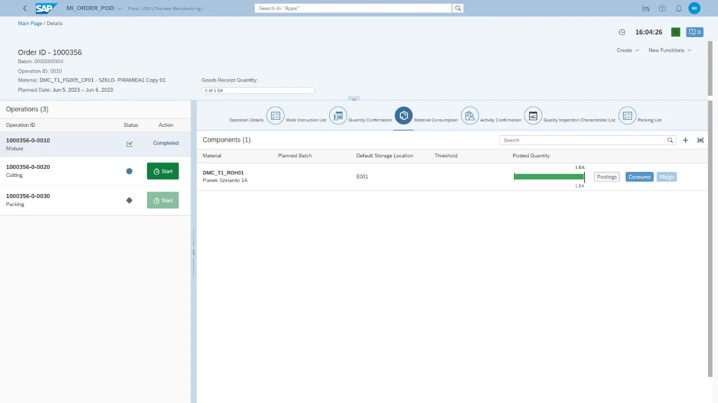 SAP DMC Screenshot 3