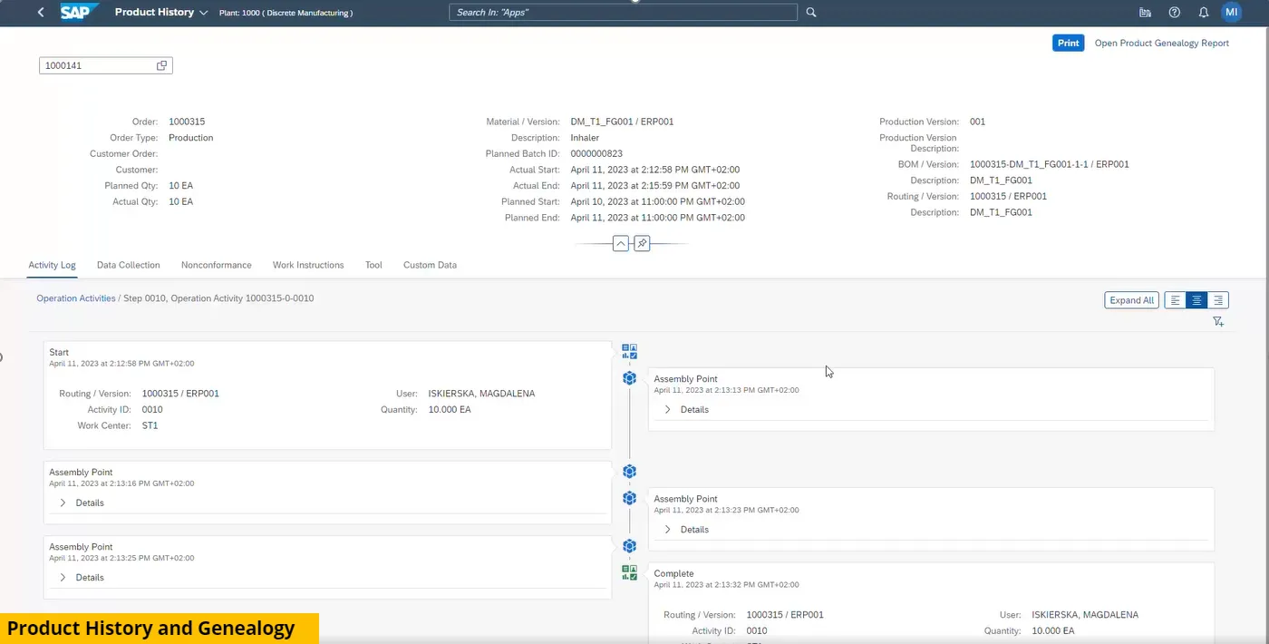 SAP DMC Screenshot 6