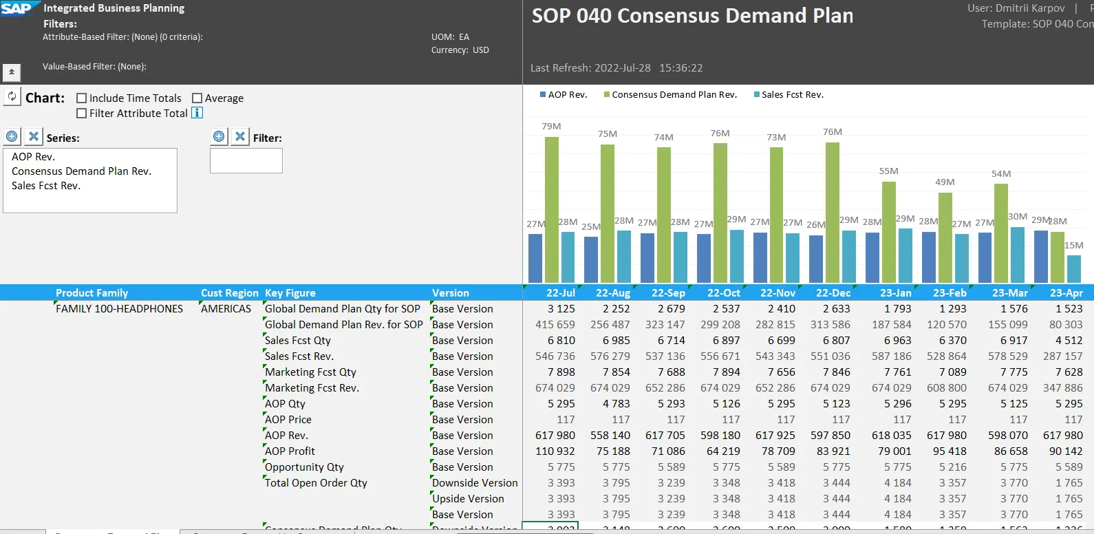 SAP IBP Screenshot 2