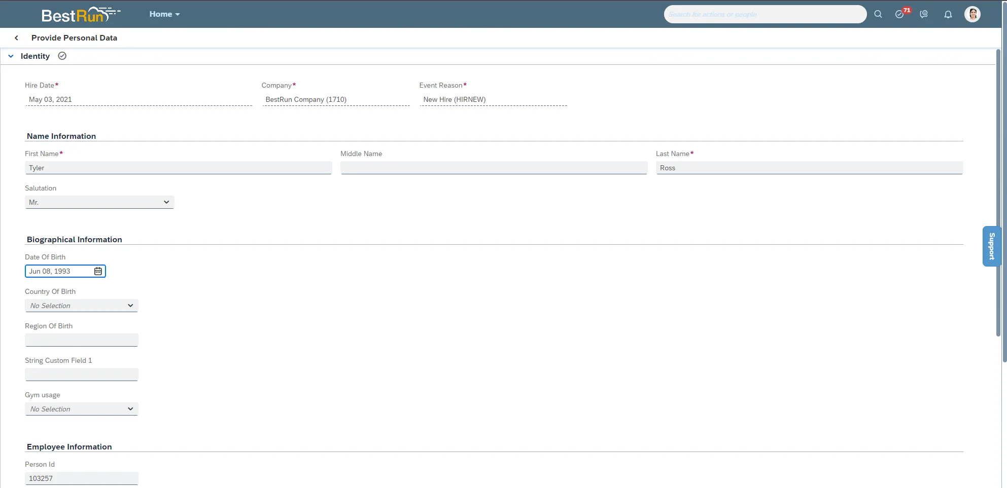 SAP SF Screenshots 5